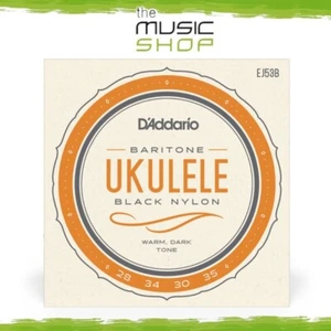 D'Addario Pro-Arte' Rectified (Black) Nylon Baritone Ukulele Strings - EJ53B - Picture 1 of 5