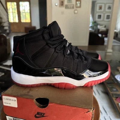 Jordan 11 Retro “Bred” (2019) Black 378037-061 Men’s Size 7 CLEAN - Image 1 of 4