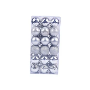36x Christmas Ball Ornaments, Baubles DIY Shatterproof Christmas Tree Balls, for - Picture 1 of 29