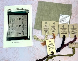 The Pinkeep AT THE EDGE OF A PETAL patrón de muestra de punto de cruz ~ kit equipado - Imagen 1 de 3