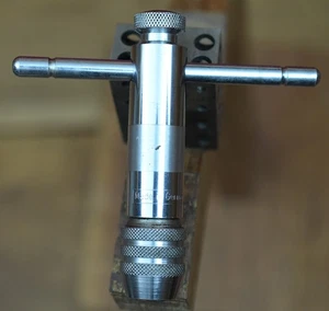 Llave de mango de grifo roscado de trinquete de punto azul YA578 hecha en Alemania - Imagen 1 de 11