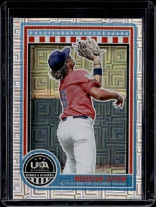 2025 Panini Stars & Stripes USA Baseball Meridian Leffew Mojo 23/49 - Bild 1 von 2
