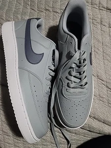 Nike Court Vision Low Wolf Grey Men's Size 10 - Picture 1 of 10