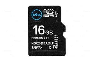 DELL Micro SD 16GB VFlash  Gen14  DP/N: R7YTT for Poweredge R740/R640/R540/R440 - Picture 1 of 3