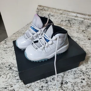 Air Jordan 11 Retro Blanco/Leyenda Azul-Negro 378040 104 TD Talla 5C  - Imagen 1 de 8