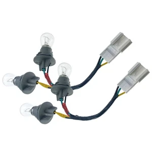 2x Outer Tail Lamp Socket Harness w/ Lamp Bulb Fit For Kia Forte 2013-2016 - Picture 1 of 4