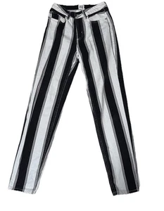 Urban Outfitters BDG Black and White Striped Jeans Women's Size 25 - Picture 1 of 5