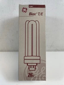 GE Biax T/E 26watts 4pin Compact Fluorescent Lamp F26TBX/840/A/4P - Picture 1 of 4