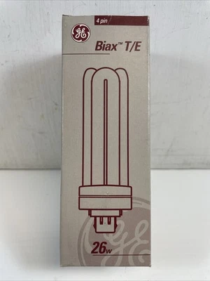 GE Biax T/E 26watts 4pin Compact Fluorescent Lamp F26TBX/840/A/4P￼ - Image 1 of 4