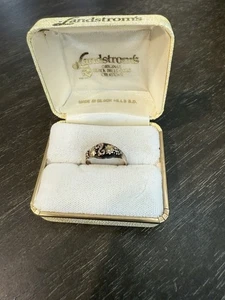 Vintage Landstrom’s Black Hills Gold Ring 6 - 6.5 Oregon Gold - Picture 1 of 9