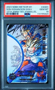 PSA10 Gohan MM1-ASEC 13th Anniversary Parallel Dragon Ball Heroes 2023 - Picture 1 of 2