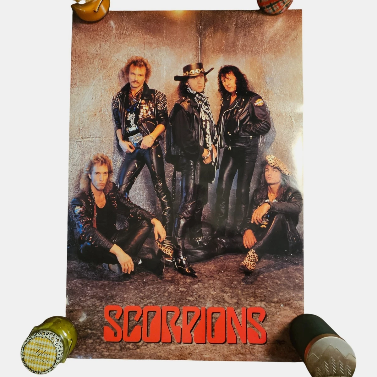 スコーピオンズ SCORPIONS 50周年記念サイン入りポスター 蠍団大全