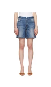 Rag And Bone Blue Miramar Terry Kaia Shorts Size 28 (M) Printed Material - Picture 1 of 9