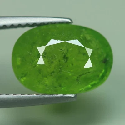 5,14 quilates_piedras preciosas sueltas_100 % natural tsavorita granate verde sin calefacción_Kenia Foto 1 de 3