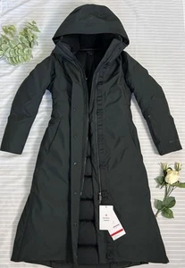 Parka Larga Lululemon Snow Warrior Nueva con Etiquetas - BKPN Pino Negro - Talla 2 - Imagen 1 de 19