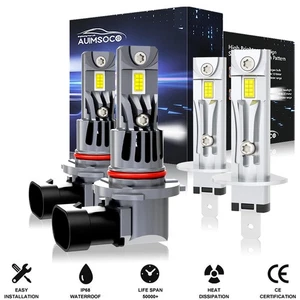 FIT Subaru Impreza Wagon/Sedan 2004-2005 4X 6000K LED Headlight Hi/Lo Bulbs - Picture 1 of 12