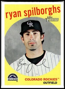 2008 Topps Heritage #394 Ryan Spilborghs - Picture 1 of 2