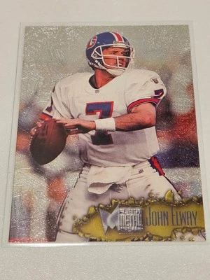 John Elway - 1996 Fleer Metal #35 - Denver Broncos - Image 1 of 2