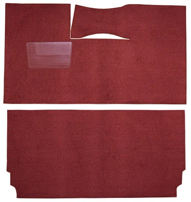 Kit de alfombras Dodge Coronet 1957-58 cortadas y cosidas 80/20 bucle cobre rojo azul tostado verde Foto 1 de 4