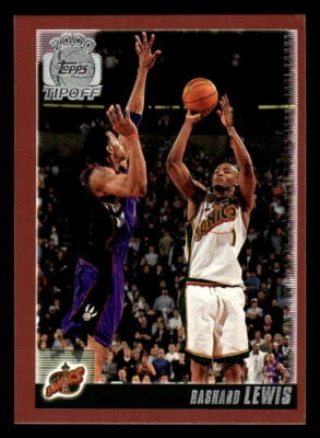 2000-01 Topps Tipoff #37 Rashard Lewis - Image 1 of 2