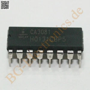 1 x CA3081 General Purpose High Current NPN Transistor A Intersil DIP-16 1pcs - Bild 1 von 1