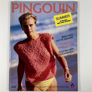 Vtg Pingouin Magazine Issue 95 Summer 36 Sweater Patterns Knit for Men and Women - Bild 1 von 24