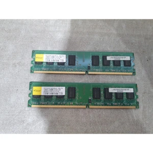 Lot of 2 Elixir M2Y1GH64TU8HD6B-AC Memory Module 1-GB 800Mhz DDR2-RAM PC2-6400U - Picture 1 of 8