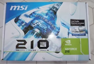 N210-512D2 | MSI NVIDIA GeForce 210 Video Card 512MD DDR2 - Picture 1 of 3