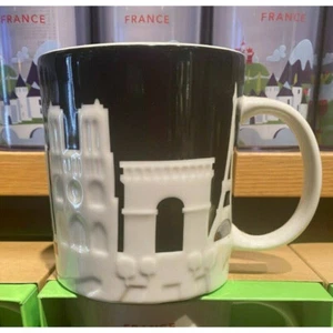 Paris Starbucks Black And White Relief Mug Brandneu Limitiert. - Bild 1 von 1