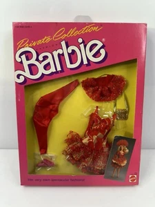 Vintage 1987 Barbie 4510 Private Collection Fashions Outfit Red - Picture 1 of 7