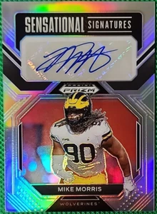 Selecciones del draft de Panini Prizm 2023 Mike Morris Sensational Signatures Seahawks automático - Imagen 1 de 2