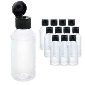 4oz Squeeze PET Plastic Bottles with Flip Cap - BPA-free, Pouring Paint (12Pack) - Picture 1 of 4