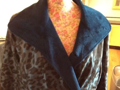 Dennis Basso зеленый мягкий флис двусторонняя куртка размер L новый с ярлыками - Изображение 1 из 4