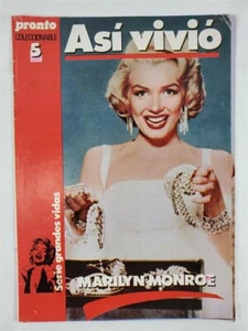 Asi Vivio Pronto Coleccionable #5 MARILYN MONROE Serie Grandes Vidas - Bild 1 von 5