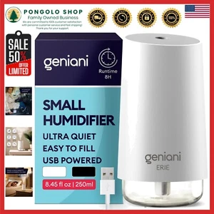 Portable Cool Mist Ultrasonic Humidifier with Auto Shut Off for Bedroom & Office - Picture 1 of 11