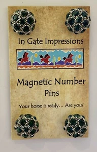 Montana Dome Magnetic number pins horse show number magnet holders - Picture 1 of 3