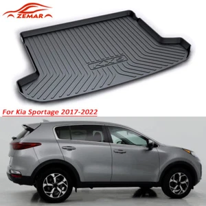 Alfombrilla de carga del maletero trasero para todo clima tapete de piso TPO para Kia Sportage 2017-2022 - Imagen 1 de 6
