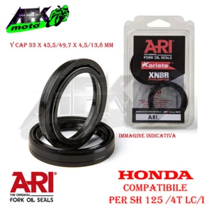 Parapolvere Forcella Y 33x45,5/49,7x4,5/13,8 mm Honda SH 125 i /ABS 2001 al 2017 - Foto 1 di 1