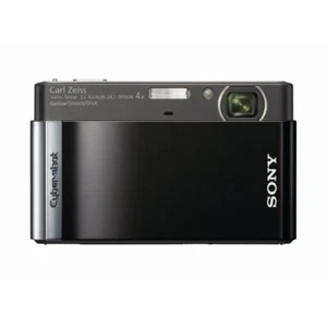 SONY DSC-T90 12.1MP 4x Optical Zoom CCD Vintage Digital Camera Black100% Working - Picture 1 of 12