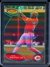 KEN GRIFFEY JR 2003 BOWMANS BEST BLUE REFRACTOR PARALLEL #d 004/100 RARE HOF
