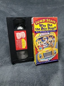 Knowledge Adventure Jump Start, Why Did The Bus Stop? VHS 1999 RARE Vintage - Picture 1 of 2