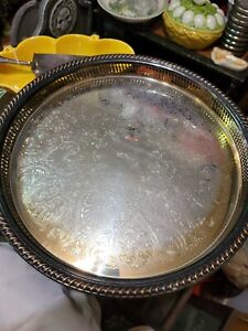 Vintage W.m.rogers Silver Plated Lazy Susan