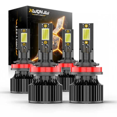 For Nissan Versa Sedan 4-Door 1.6L 2020-2022 LED Headlight High Low Bulbs Bright - Image 1 of 4