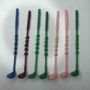 F Lot DORAL Vintage Retro Mad Men Bar Swizzle Sticks 50er Mcm Golf Country Schläger - Bild 1 von 5