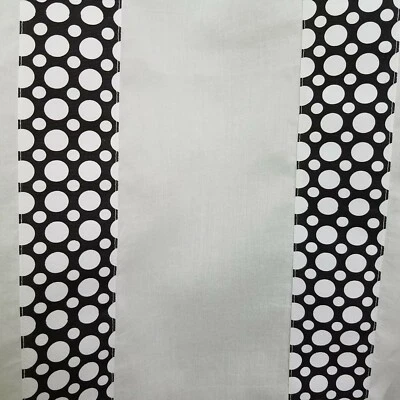 Panel Cortina Transparente Pottery Barn Adolescente Blanco y Negro Lunares Varilla/Corbata Estilo Mod Foto 1 de 4