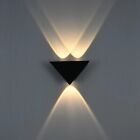 Up/Down LED Outdoor Wall Sconces Light Fixture Waterproof Triangle Lamp Cottage