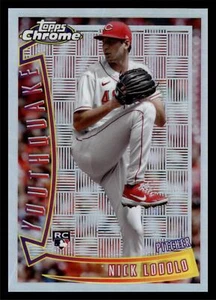 2022 Topps Chrome SONIC NICK LODOLO YOUTHQUAKE RC YQ-19 REDS - Picture 1 of 2