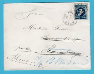 ARGENTINA cover 1896 Buenos Aires to Hamburg, forwarded Baden, Germany - Picture 1 of 2