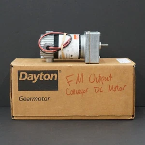 DAYTON 1LPW1A Parallel DC Gearmotor, 11 RPM, 1/30HP, 5.7Nm, 273:1, 90VDC - Picture 1 of 13