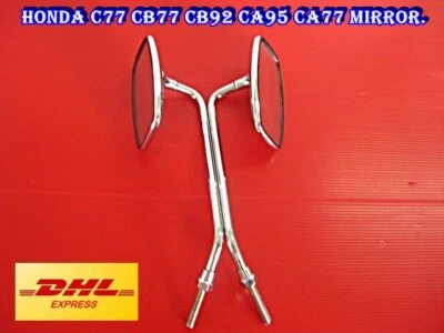 Fit HONDA C77 CB77 CB92 CA95 CA77 CB160 CL77 C200 MIRRORS #BI706# Foto 1 de 4